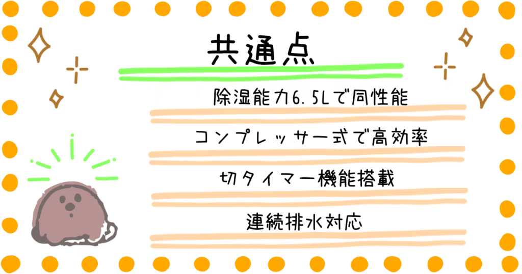 IJC-R65 IJC-H65 共通点